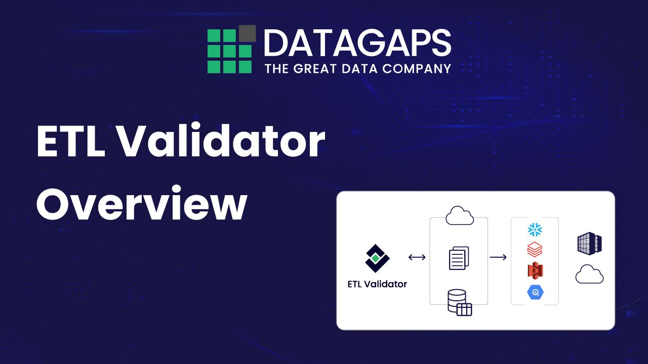 DataOps Suite - ETL Validator Overview
